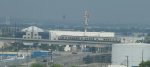 UP Express on the viaduct approaching Pearson Airport